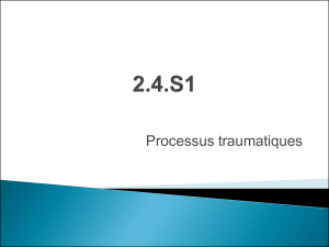 cours ifsi traumatismes du thorax processus traumatiques