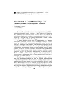 Bulletin d’analyse phénoménologique VI 2, 2010 (Actes 2), p. 278-312