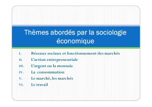 Thèmes abordés par la sociologie