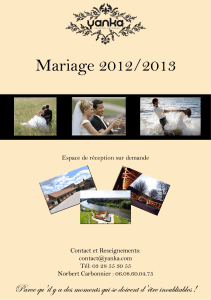 mariage 2011 2012