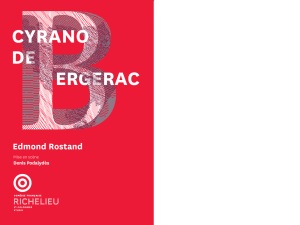 CYRANO DE ERGERAC Edmond Rostand