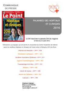 10 - Classement des h pitaux et cliniques 2016 - Le Point