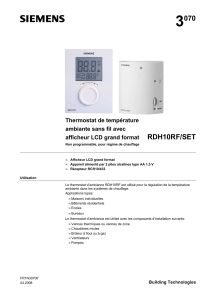 3 070 RDH10RF/SET Thermostat de température