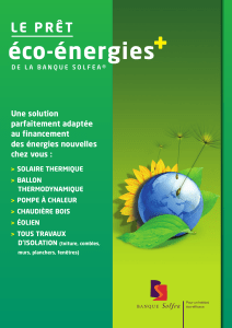 éco-énergies  + L E   P R Ê T
