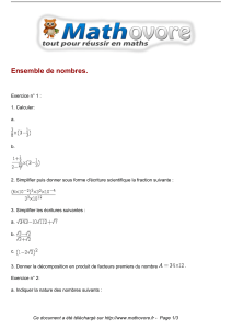 exercices ensemble de nombres maths seconde 138