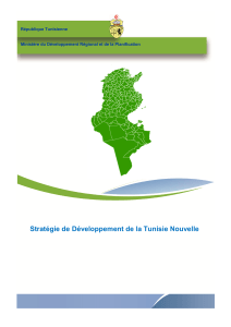 Stratégie de Développement de la Tunisie Nouvelle  République Tunisienne