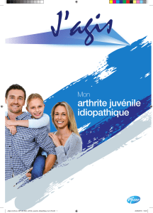 arthrite juvénile idiopathique Mon JAgis_brochure_36P_A4_Mon_Arthrite_juvenile_idiopathique_AJI_V8.indd   1