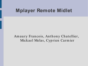 Mplayer Remote Midlet