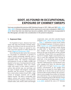 SOOT, AS FOUND IN OCCUPATIONAL EXPOSURE OF CHIMNEY SWEEPS (
