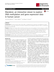 Wanderer, an interactive viewer to explore in human cancer