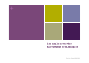 + Les explications des fluctuations économiques Martine Gosse 2012/2013