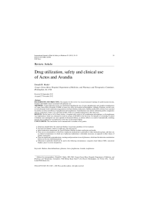 Drug utilization, safety and clinical use of Actos and Avandia 2013.pdf