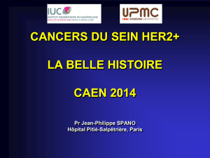 CANCERS DU SEIN HER2+  LA BELLE HISTOIRE CAEN 2014