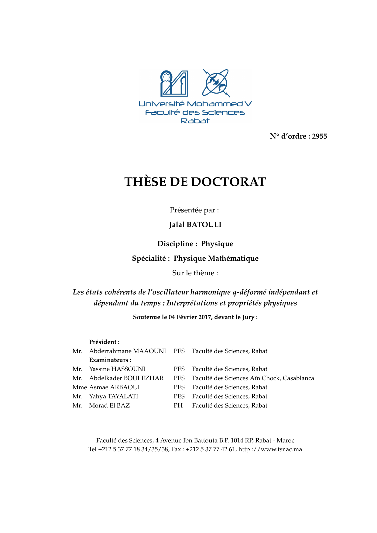 Th Se De Doctorat Pdf