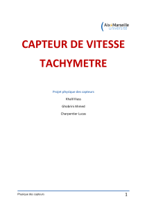 CAPTEUR DE VITESSE TACHYMETRE 1