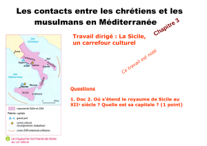 Les contacts entre les chrétiens et les musulmans en Méditerranée    3 itre