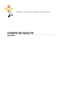 CHARTE DE QUALITE M 2005
