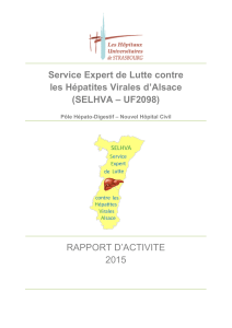 RAPPORT D’ACTIVITE 2015  Service Expert de Lutte contre