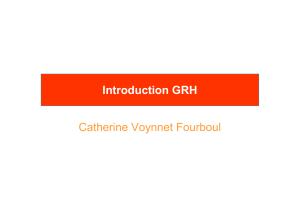 Introduction GRH Catherine Voynnet Fourboul