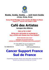 Café des Artistes  Books, books, books, … and more books