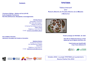 TIPATSMA  Contacts Tableau Interactif