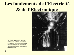 Les fondements de l’Electricité &amp; de l’Electronique