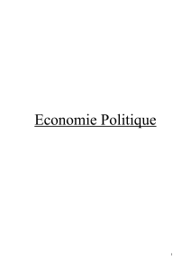 Economie Politique 1