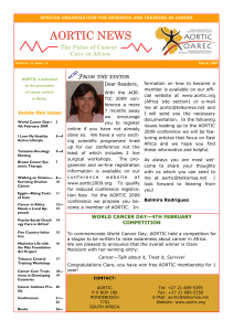 Click here to download the March 2009 English AORTIC Newsletter
