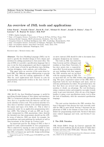 An overview of JML tools and applications