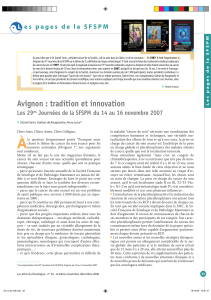Avignon : tradition et innovation L Les 29