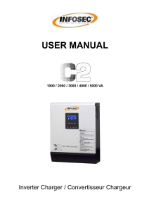 USER MANUAL  Inverter Charger / Convertisseur Chargeur