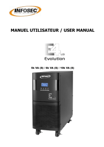 MANUEL UTILISATEUR / USER MANUAL