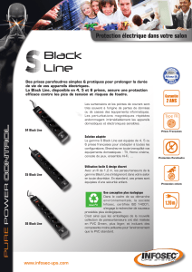 Black Line Protection électrique dans votre salon