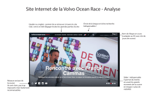 Site Internet de la Volvo Ocean Race - Analyse