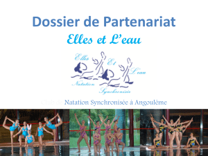 Dossier de Partenariat  Elles et L’eau Club de