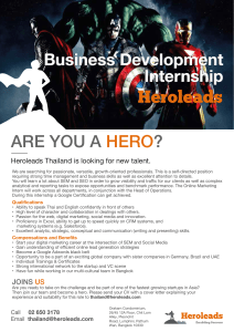 ARE YOU A ? HERO Business Development