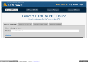 Convert HTML to PDF Online Simple yet powerful PDF generation API pdfcrowd.com