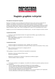 Stagiaire graphiste web/print  