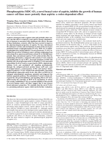 Carcinogenesis vol.30 no.3 pp.512–519, 2009 doi:10.1093/carcin/bgp015 Advance Access publication January 9, 2009