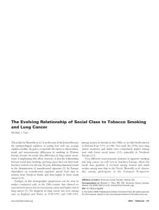 The Evolving Relationship of Social Class to Tobacco Smoking