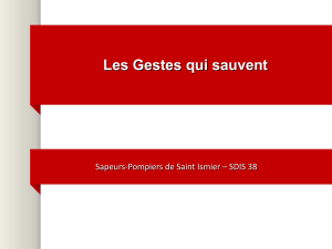 Les Gestes qui sauvent Sapeurs-Pompiers de Saint Ismier – SDIS 38