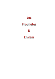 les prophetes 1
