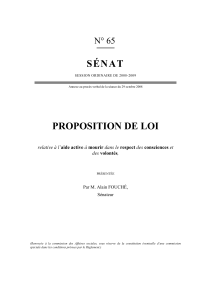 SÉNAT  PROPOSITION DE LOI N° 65