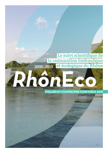 Rhôn Le suivi scientifique de la restauration hydraulique et écologique du Rhône
