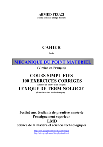 CAHIER  COURS SIMPLIFIES 100 EXERCICES CORRIGES