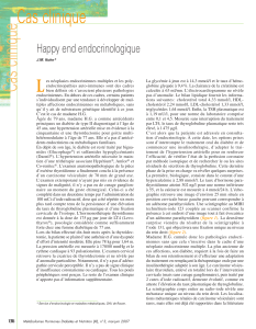 Cas clinique L Happy end endocrinologique