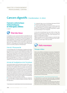 Cancers colorectaux métastatiques