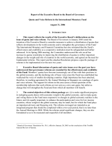 Quota and Voice Reform in the International Monetary Fund