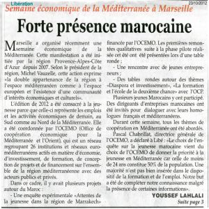 M Forte présence marocaine : .