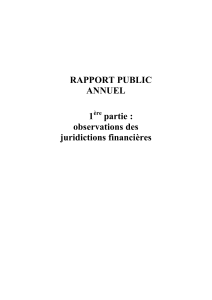 Télécharger Rapport public annuel de la Cour des comptes - 2009 au format PDF, poids 4.32 Mo